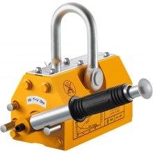 VEVOR Lifting Magnet with Release, 3300 LBS Pulling Force – Steel Magnetic Lifter, Heavy Duty Neodymium – Permanent Lift Magnets, for Hoist, Shop Crane, Block, Board
