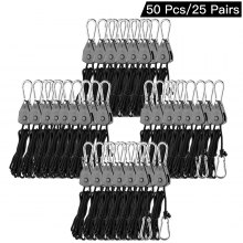 Vevor 50pcs Grow Light Rope Hanger Ratchet Reflector Hangers 150lb 1/8"