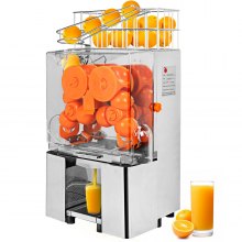 Vevor Commercial Auto Feed Orange Juicer Machine Stainless Steel 22-30pc