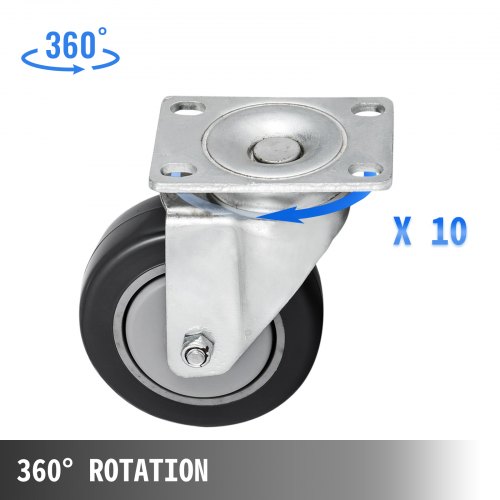 Weight limit 100kg per wheel 4 x  4 inch locking castor wheels sold as one lot 