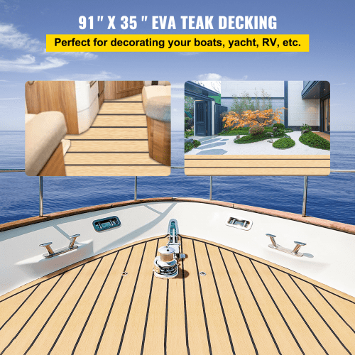 EVA Boat Mat Marine Decking Carpet Swimming Pool Floor Pad Interior Decor