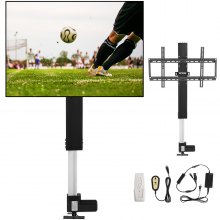 20" Motorized Tv Lift Bracket With Remote Controller For 14-32" Tvs 500mm