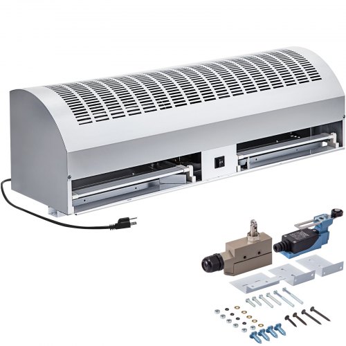 VEVOR 36 Inch Air Curtain, 2 Speeds 1372/1511 CFM Commercial Indoor Air Curtain, Air Curtains for Doors with 2 Limited Switches, 110V Unheated