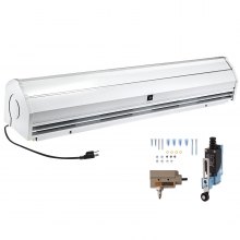 VEVOR Air Curtain 59\", 2 Speeds Commercial Indoor Air Curtain, UL Certified, CE Certified, 1113 CFM Air Volume with 2 Easy-Install Micro Switch(Limit Switch), 110V Unheated