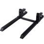 39" Clamp On Pallet Forks W/ Bar 1500lb Loader Tractor Heavy Duty