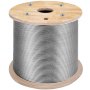 Cable Railing 1000ft Stainless Steel Wire Rope 1/8" Stainless Stranded Wire 1x19