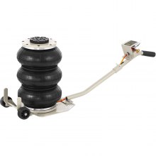 VEVOR Pneumatic Jack, 3 Ton/6600 LBS Air Bag Jack, Triple Bag Air Jack for Vehicle, Extremely Fast Lifting Action, Max Height 15.75"/400 mm, with Wheels, Long Handle