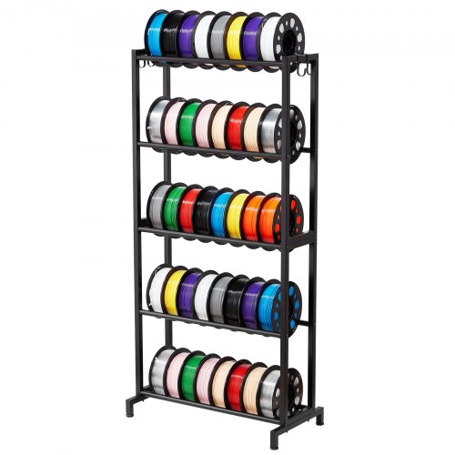 

VEVOR 3D Printer Filament Storage Rack 5 Tier Filament Spool Holders Racks