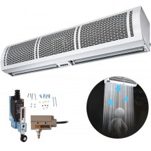900mm Air Curtain 3 Speeds w/ Remote Control Overhead Door Use for Shop Café