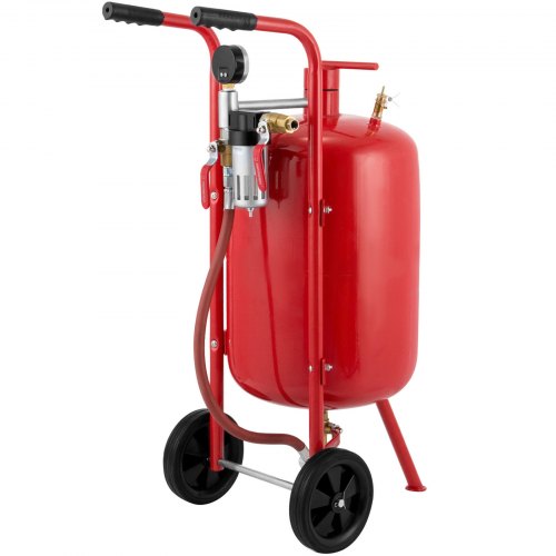 Details about   Brand New 10 Gal Sandblaster Sand Blaster Air Media Abrasive Blasting Tank Red 