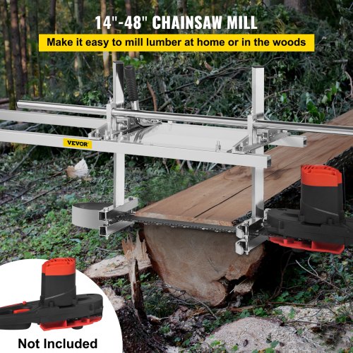 New Portable Chainsaw mill 48" Inch Planking Milling 18" to 48" Guide Bar Rack 