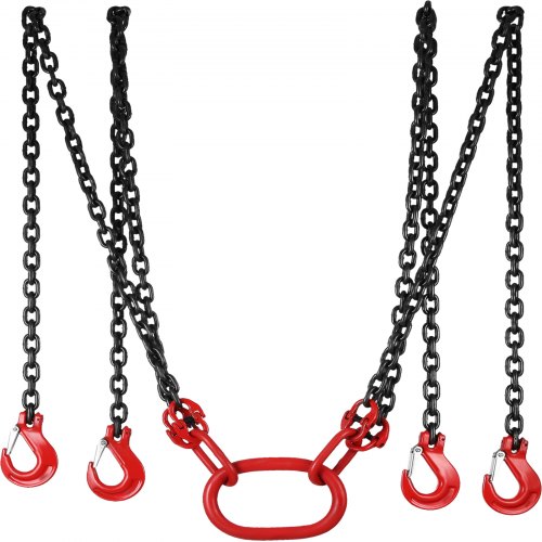 Grade 100 Lifting Chains Replacement 3/8" Positive Locking Hook 