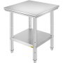 Stainless Steel Commercial Kitchen Work Food Prep Table 24"x 24"