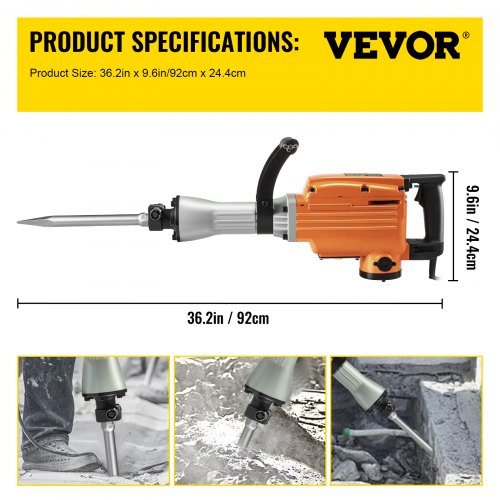 VEVOR Vevor 1850W Demolition Jack 