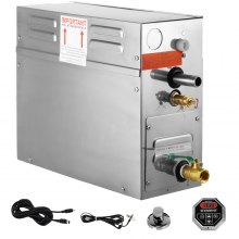 VEVOR 6KW Steam Generator with Controller Home Spa Bath Shower Sauna Steam Room