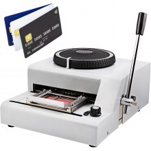 Manual PVC Card Embossing Machine Embosser 72 Characters ID Card Code Printer