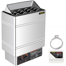 Vevor 9kw Sauna Heater Stove Dry & Wet 2 Mode External Control Tempe Adjustable