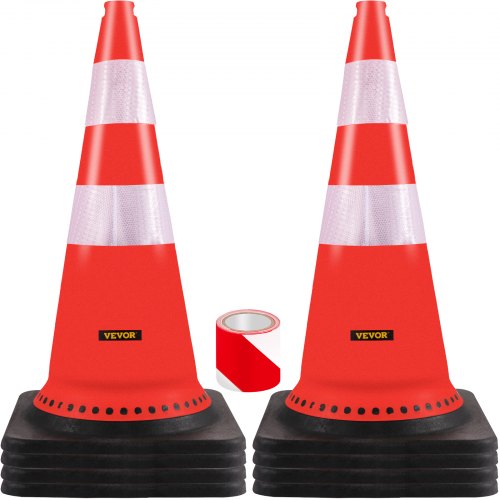 Vevor 8pcs 30"orange Safety Traffic Cones Trucks And Road Safe Cone