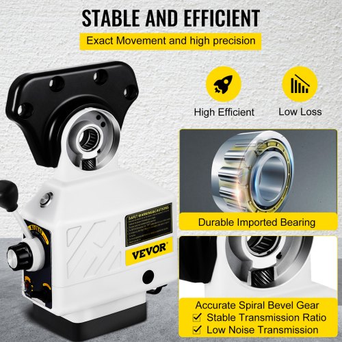 AS-250 Power Feed X-Axis 150Lbs Torque for Bridgeport Milling Machine Knee Mills 