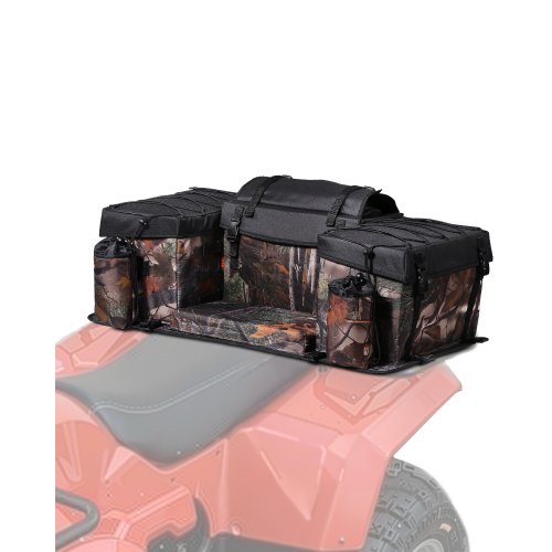 

68L ATV Rear Storage Bag 600D Oxford Cloth Rear Cargo Bag with Sponge Cushion