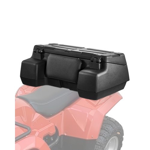 

ATV Rear Storage Box Lounger 95L Waterproof ATV Cargo Gear Box with Backrest