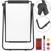 Quality Flip Chart Easel Magnetic Whiteboard Board 910 * 610mm Double Side