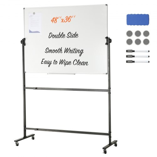 VEVOR VEVOR White Board Paper, 8x4 ft Dry Erase Whiteboard Paper w/  Adhesive Backing, Removable Peel and Stick PET Surface, No Ghost for Kids  Home and Office, 3 Markers, 4 Push Pin