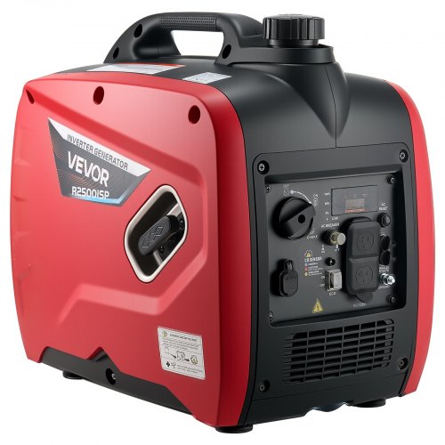 VEVOR Inverter Generator, 3000W Peak Watt Quiet Inverter Generator, Portable Inverters Generators for Home Use, Gas Powered, Compact and Lightweight D