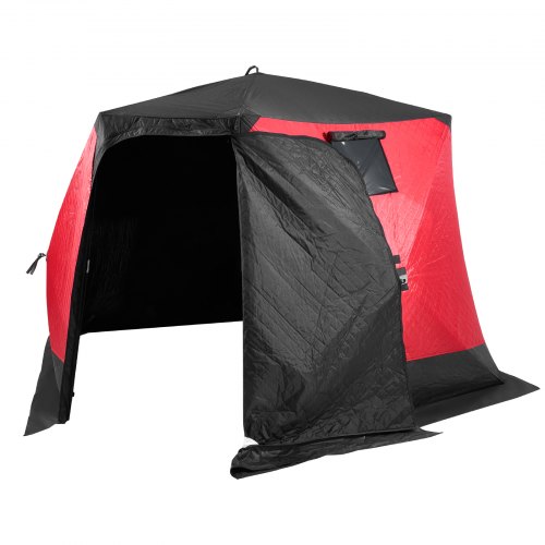 

VEVOR 6-8 Person Ourdoor Portable Ice Shelter Pop-Up Ice Fishing Shanty Tent