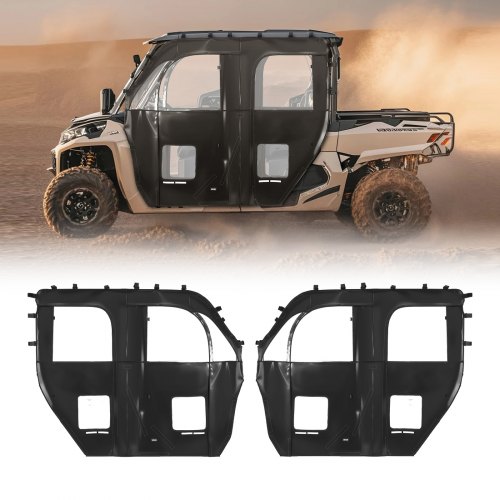 

VEVOR UTV Cab Enclosure Upper Doors Set for CFMOTO Uforce 1000 XL 2022-2024