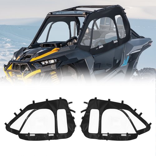 

VEVOR UTV Cab Enclosure Upper Doors for Polaris RZR XP 1000/XP Turbo 2014-2023