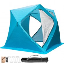 Vevor Ice Fishing Tent Pop-up 4-person Fishing Shelter Waterproof Shelter Shanty