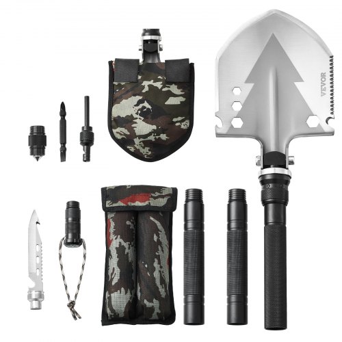 

Survival Shovel 11 in 1 Camping Shovel Folding Multitool Portable Compact