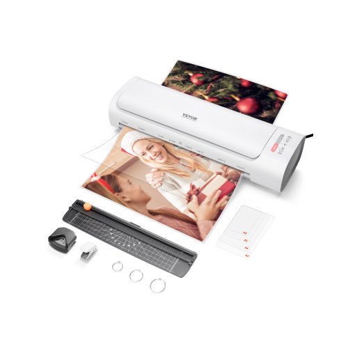 

VEVOR Laminator Machine Cold & Hot Laminator for Max A3 Size 3-5 mil Thickness