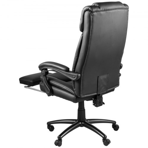 High Back PU Leather Office Chair Executive Task Ergonomic Computer Desk Black 