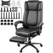 Luxury High Back Computer Chair Office Gaming Swivel Recliner Leather Executive
