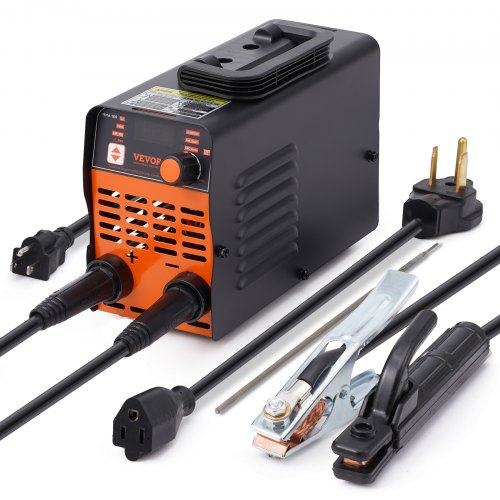VEVOR 220V Stick Welder, 160A ARC/Lift TIG Welding Machine with Large LED Display, 2-in-1 Portable Stick Welding Machine with Hot Start Arc Force Anti-Stick VRD, MMA ARC Welder Machine, Welding