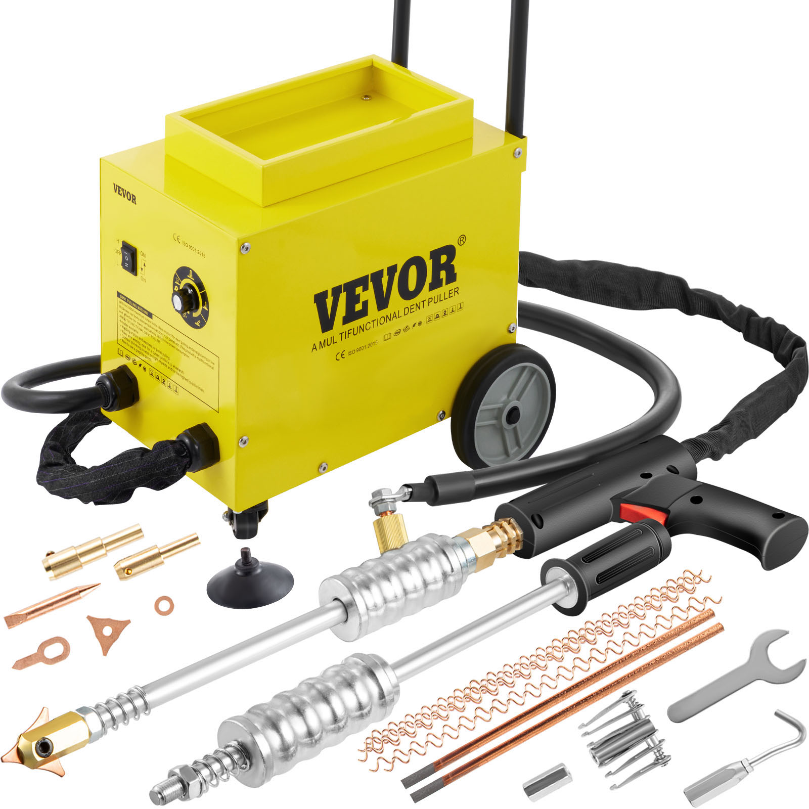 4.5KVA Dent Puller Spot Welder 110V Vehicle Panel Dent Puller 0.11S 4 Modes VEVOR US
