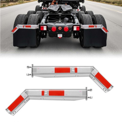 

Stainless Steel Angled Spring Loaded Mud Flap Hangers for Semi Trucks 2-1/2