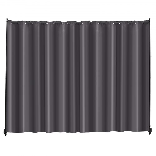 

Room Divider Portable Panel Room Divider with Wheels Privacy Screen Gray