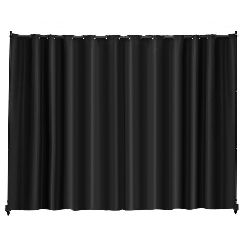 

Room Divider Portable Panel Room Divider with Wheels Privacy Screen Black