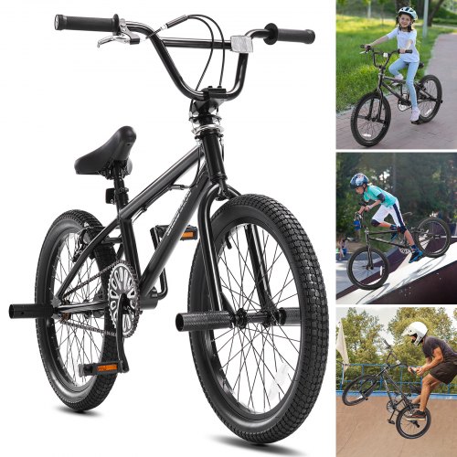 

VEVOR 20-Inch BMX Bike Freestyle Bike Men Kid BMX Bicycle Aluminum Alloy Frame