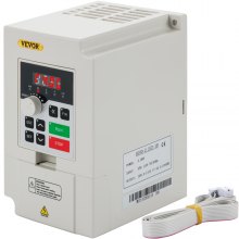 VEVOR VFD 2.2KW 110V 3HP, 1 or 3 Phase Input, 3 Phase Output Variable Frequency Drive, AC 17.5A 0~1000HZ CNC Motor Inverter Converter for Motor Speed (RS485)