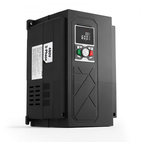 Vevor 40HP 30KW 62A Variable Frequency Drive, 3-Phase AC480V Input/Output, 3 Phase to 3 Phase, 0–500Hz Output VFD, V/F SVC Control Modes for Precision Motor Speed Control