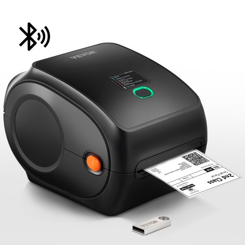 VEVOR Thermal Label Printer 4x6 300DPI USB/Bluetooth for ...