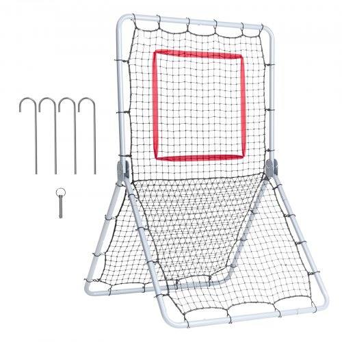 

VEVOR Baseball And Softball Rebounder Net 3.5 x 6 ft 5 Adjustable Angles