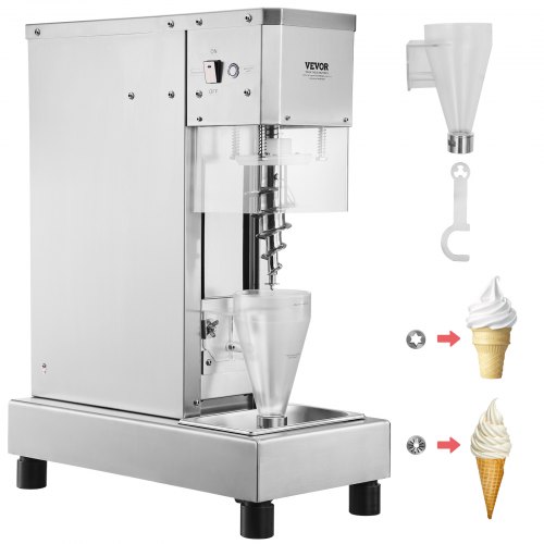 SVOPES VEVOR Ice Cream Blender, 750W High-Speed Ice Cream Maker Mixer Stir Machine 1740RPM, 304 Stainless Steel Ice Cream Shaker, Long Handle + PC Protective sold by VEVOR AU