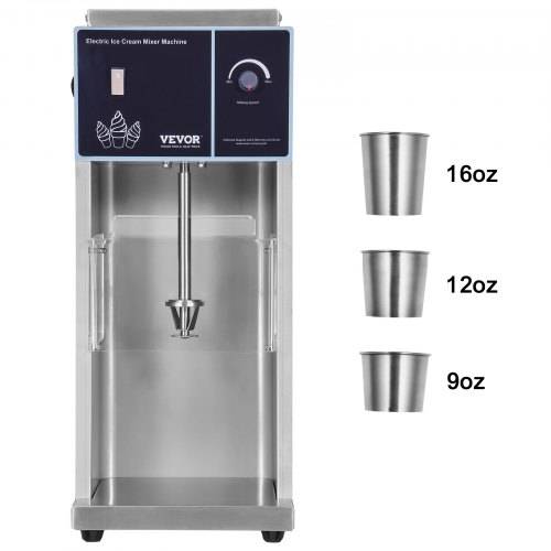 

VEVOR Ice Cream Blender 400W Ice Cream Mixer Stir Machine 304 Stainless Steel