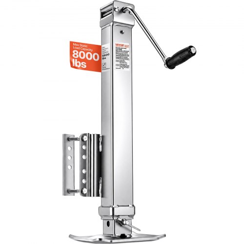 VEVOR Trailer Jack 8000 lbs Static Load Capacity Heavy Duty Swivel Bolton Trailer Jack 285 Lift Trailer Jack Stand with Handle for RV Trailer H VEVOR Trailer Jack 8000 lbs Static Load Capacity Heavy Duty Swivel Bolton Trailer Jack 285 Lift Trailer Jack Stand with Handle for RV Trailer H