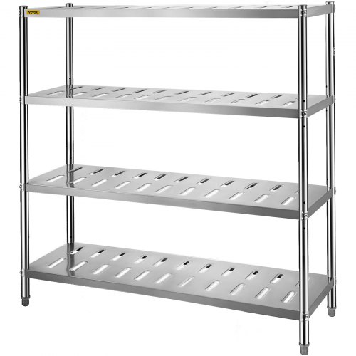 Vevor Garage Shelf 4 Level Storage Adjustable Shelves Unit 59.1x17.7x61in